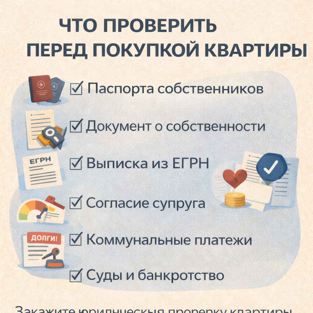 Что проверить перед покупкой квартиры: чек-лист для безопасной сделки Что проверить перед покупкой квартиры: чек-лист для безопасной сделки