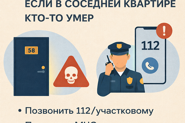К кому обращаться, если в соседней квартире кто-то умер — алгоритм действий для жильцов